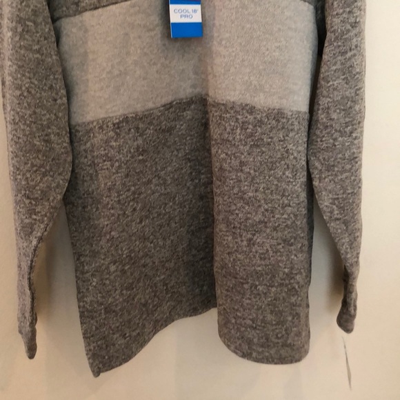 Haggar Gray Collared Long sleeve Sweater SzMedium - Picture 4 of 12